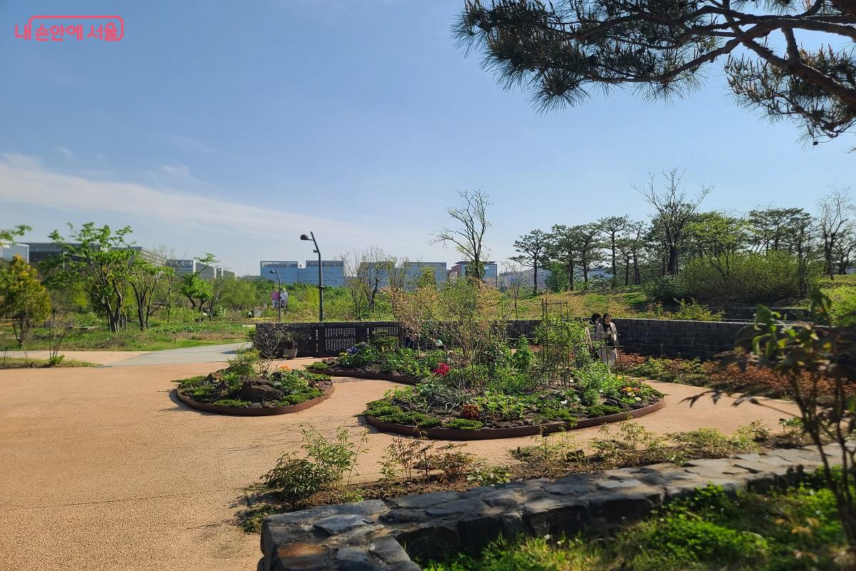 추억의 정원의 만들어진 예원지 속의 작은 정원과 돌담Ⓒ박성애