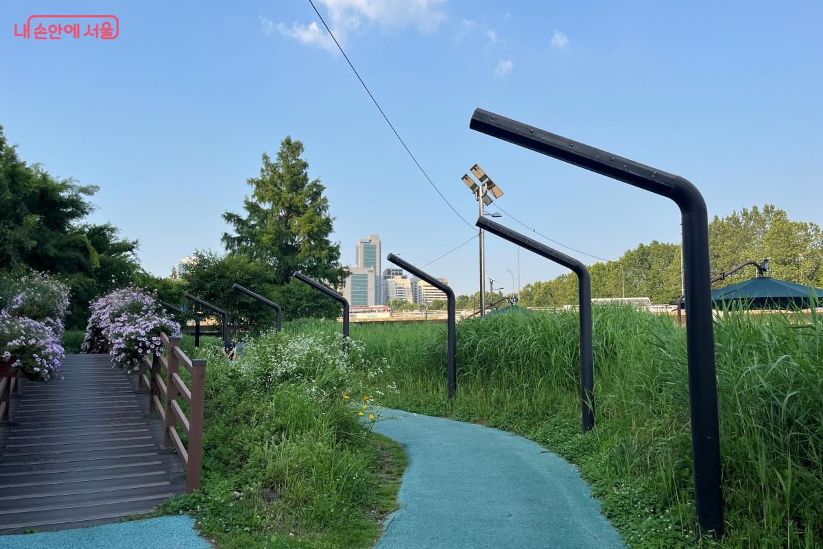 한여름을 대비한 쿨링포그 시스템이 갖춰져 무더위를 피할 수 있다. ©김연희