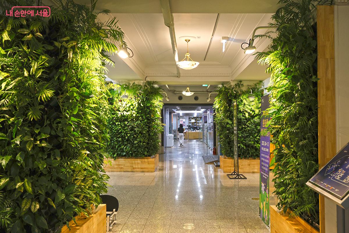 여름철 시원하게 쉬어갈 수 있는 서울도서관 1층 전경 ©김주연