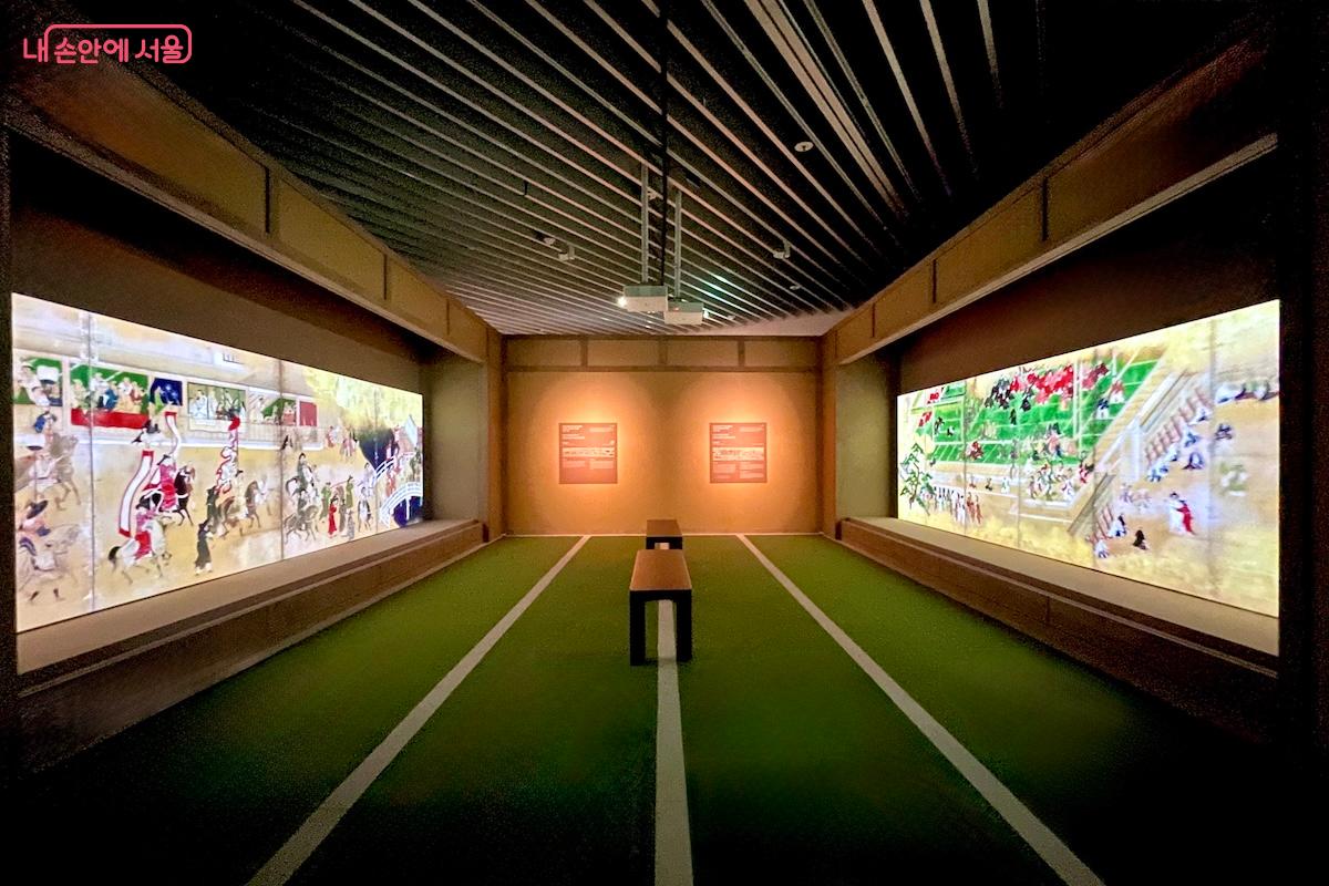 서울역사박물관에서 볼 수 있는 미디어아트 전시 &copy;이종빈