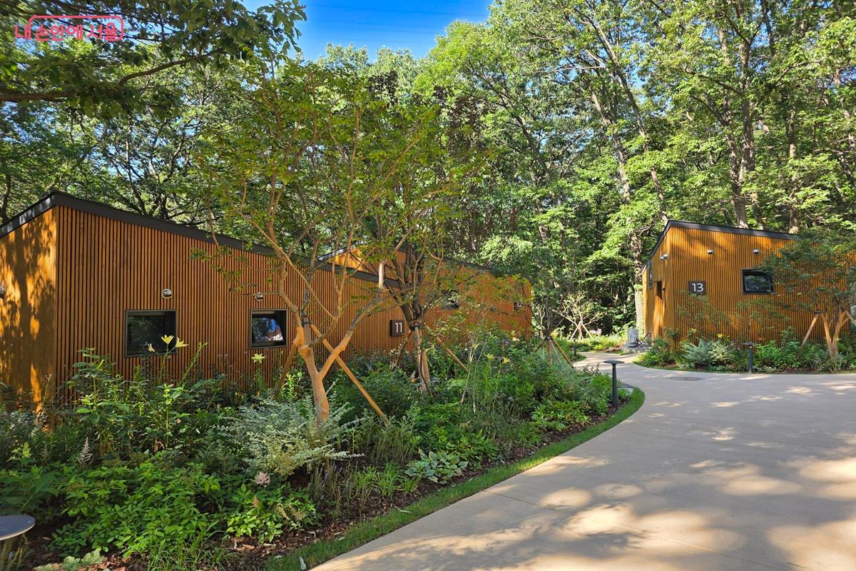 4인실 11~12호와 2인실 13호가 모여 있는 별빛정원 &copy;구정숙