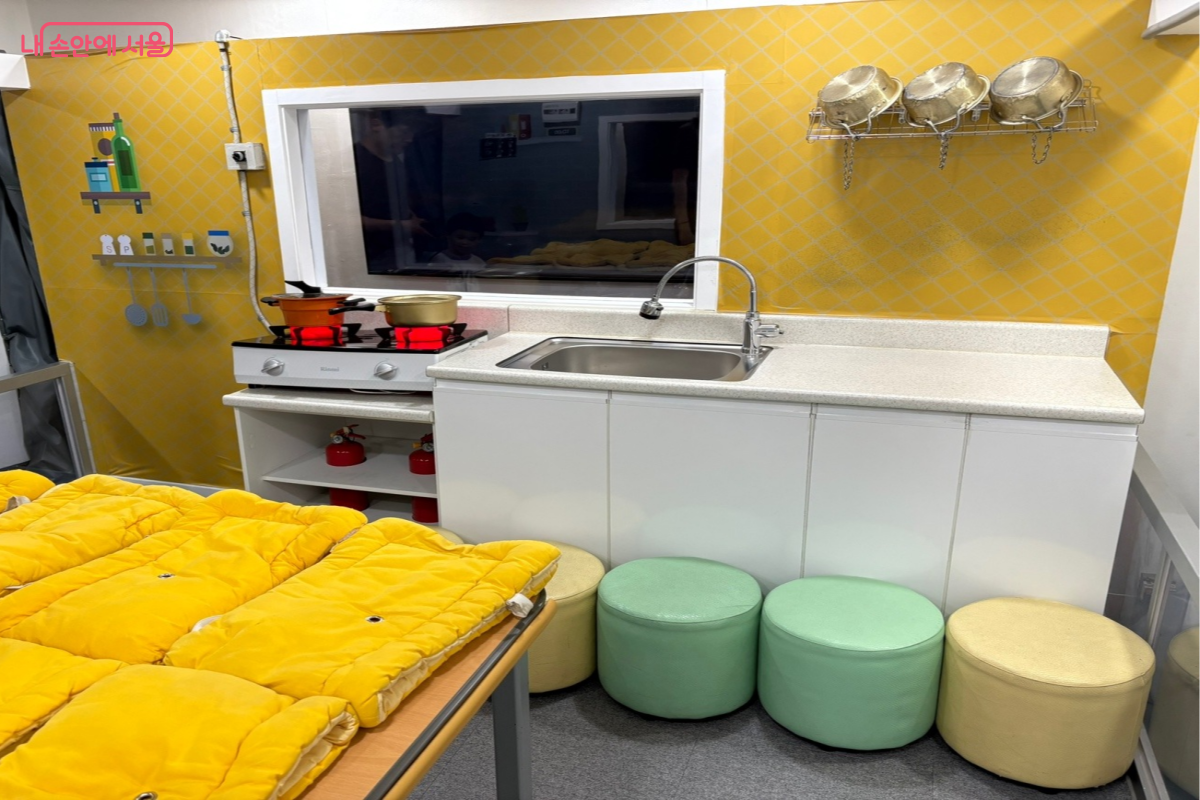 실제 가정집처럼 만들어진 지진체험장 ©이혜린