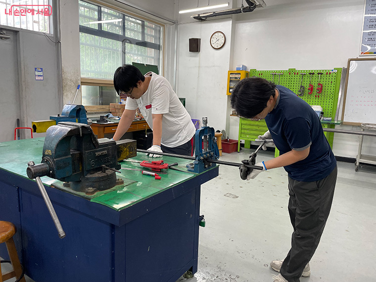 취업과정 지능형열원 관리기술자자 과정 실습사진