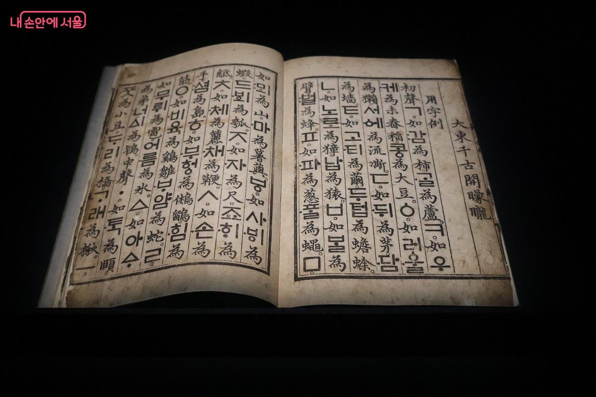  세계적 보물인 훈민정음을 해설한 <훈민정음 해례본> 영인본 ©이봉덕