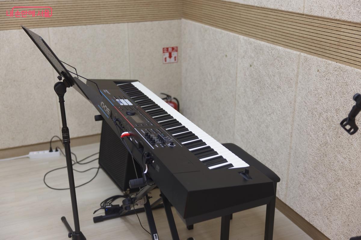 음악을 좋아하는 청소년들은 대관 예약 후 이용할 수 있다. ©임중빈