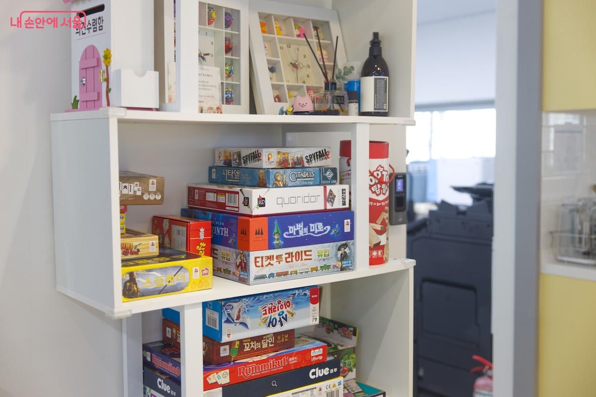 기존 ‘모락’에서 도입했던 보드게임 대여를 지금도 똑같이 이용할 수 있다. ©임중빈