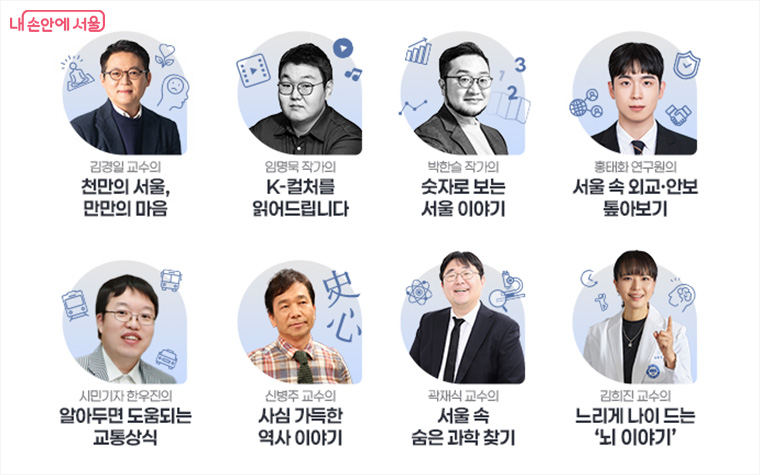 <내 손안에 서울>은 칼럼 필진에 각 분야 전문가들을 대거 영입해 콘텐츠를 한층 강화한다.