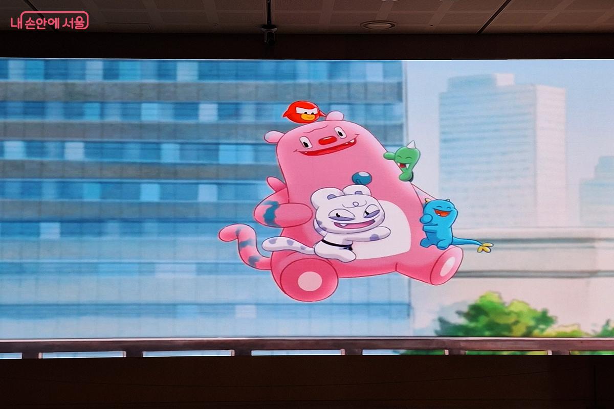 서울시 홍보 영상에 해치와 친구들의 유쾌하게 등장해 반가웠다. &copy;정향선