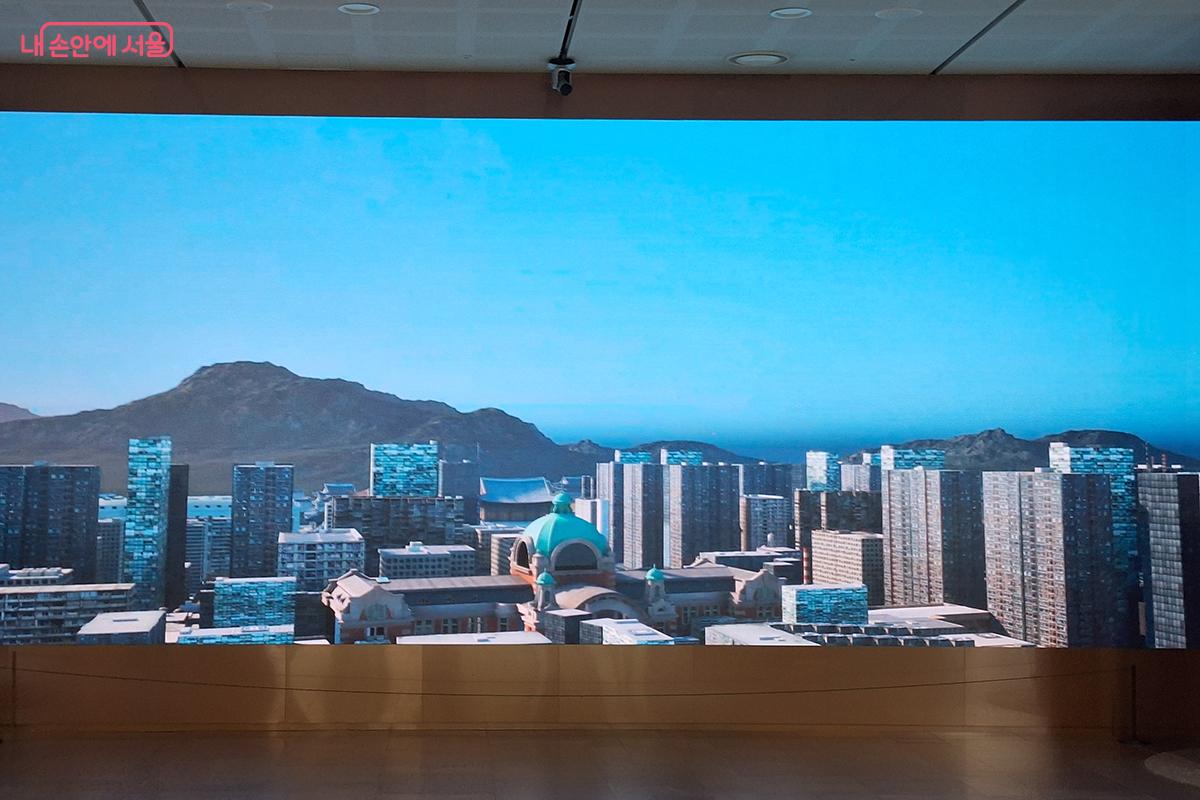 &lsquo;먼발치&rsquo; 팀(김주호&middot;김도은 작가)의 &lsquo;Vertical Horizon: Seoul&rsquo; &copy;정향선