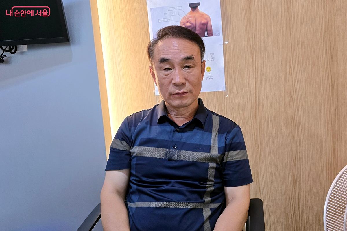 정창하 씨. ⓒ김윤경