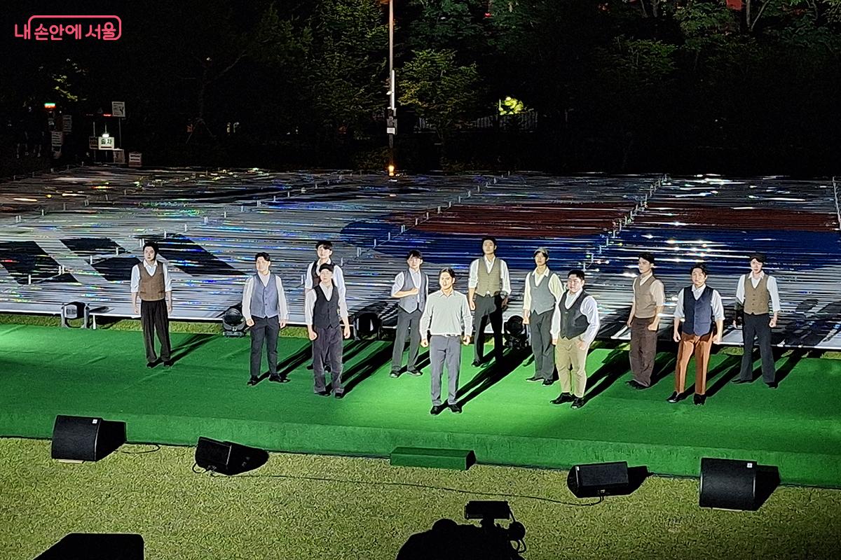 서경대학교 학생들이 선보인 뮤지컬 <영웅> 갈라 공연은, 안중근 의사의 삶과 함께 광복의 무게를 다시 느끼게 했다. ©이혜숙
