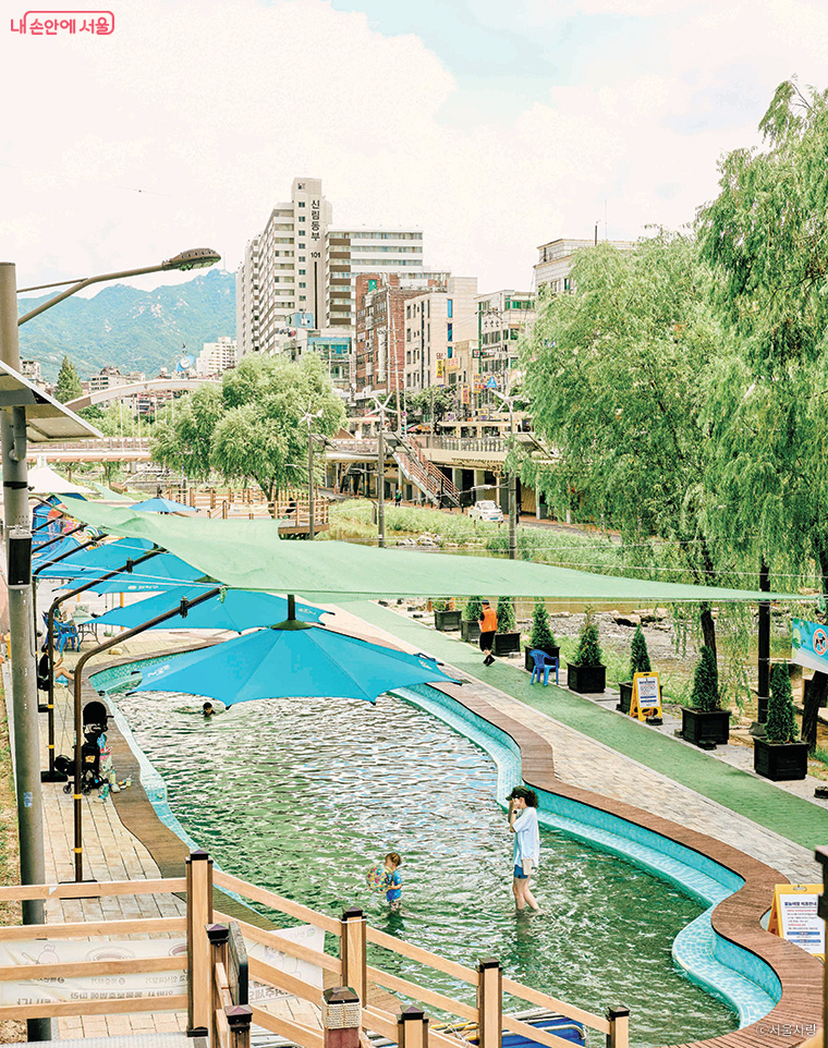 도림천 수변 테라스 물놀이장