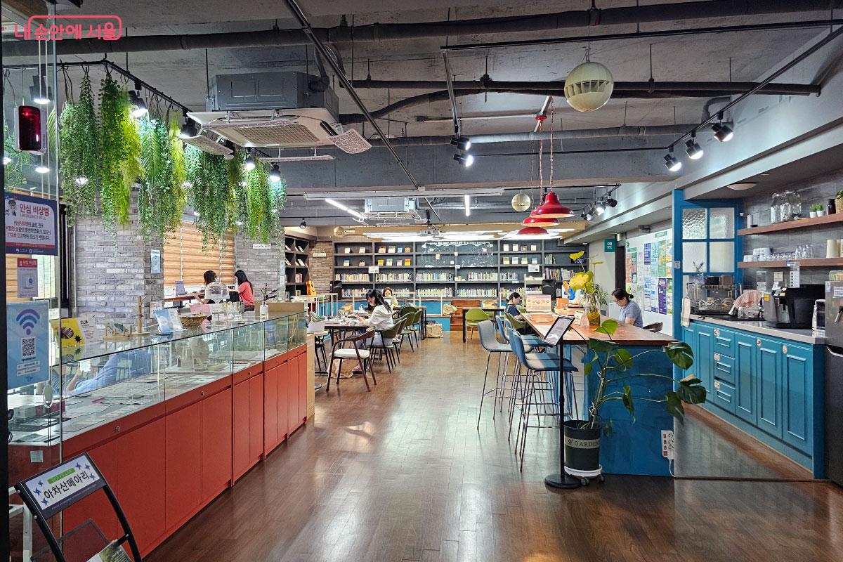 2층에 마련돼 있는 '서울청년센터 광진' 공간 ©홍혜수