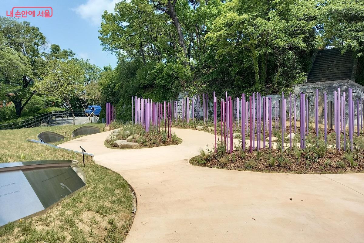 중국 남산에 위치한 '기억의 터' 전경 ©박유진