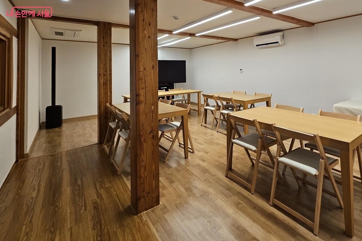 차와 한문화 체험을 진행하는 입식 교육 공간 '사계다락' ©최정윤