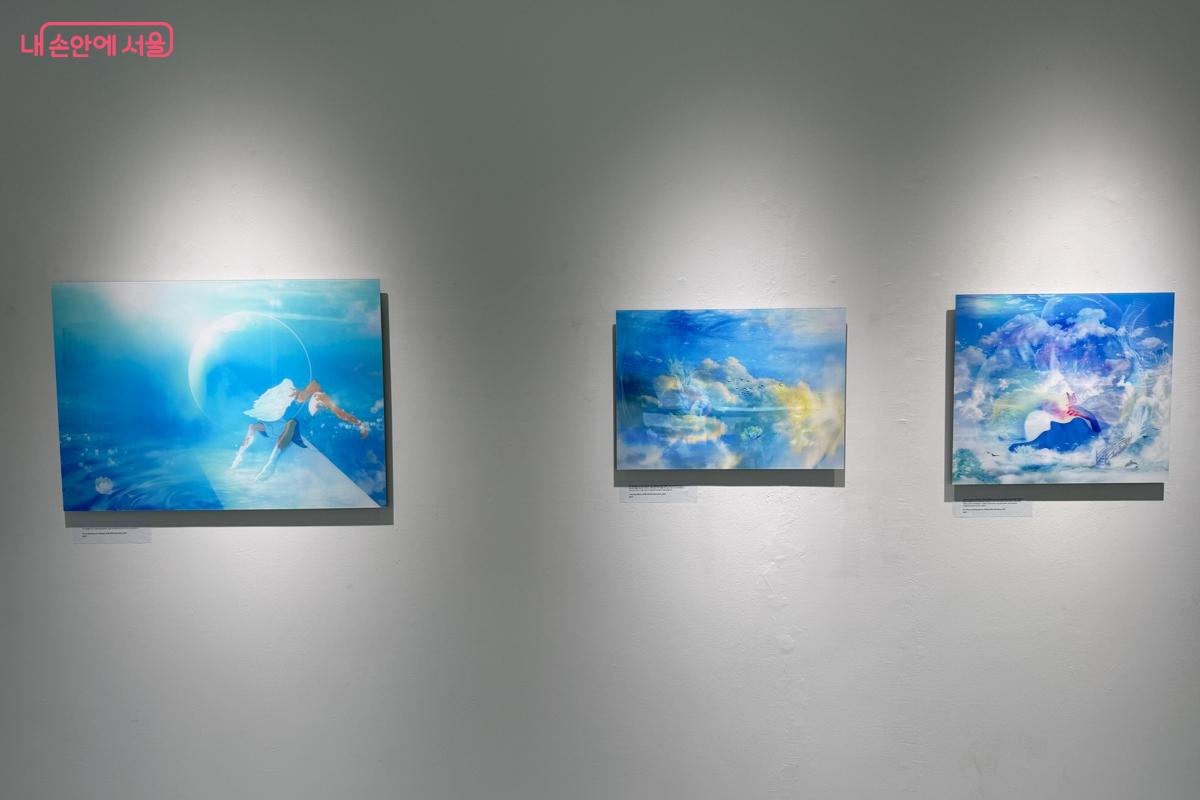 김민지 작가는 디지털 콜라주와 일러스트레이션을 결합한 평면 작업을 이어오고 있다. &copy;이하늘