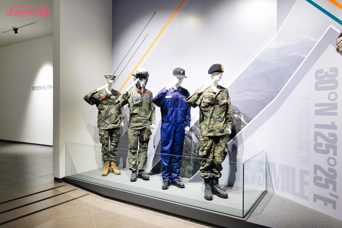 국군의 역사도 전시해 놓았다. &copy;김혜민