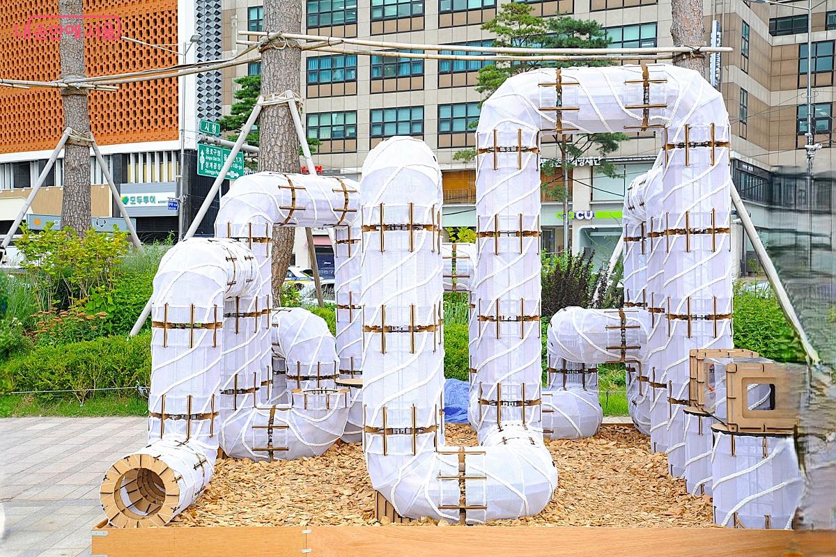 아주대, ‘회류정(回流亭)’은 해로동굴해면의 외피 구조에서 영감을 받았다. ©조수봉