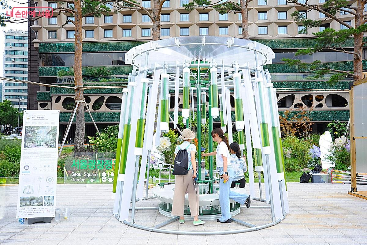 국민대, ‘숨터: 공생공간’은 자연의 순환 원리를 바탕으로 설계된 공생의 공간이다. ©조수봉