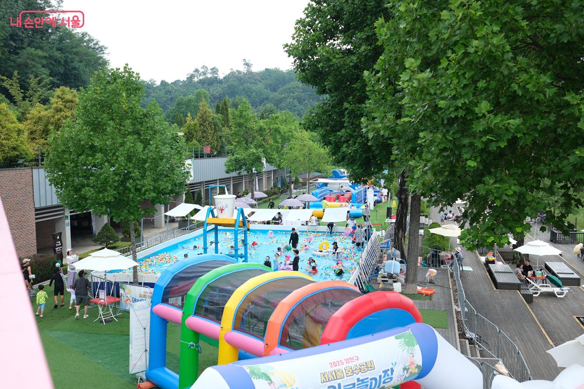 '서서울호수공원 물놀이장'은 오는 8월 17일까지 운영된다. ©박우영