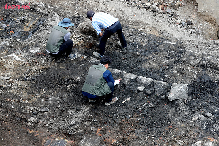 2021년 인사동에서 금속 유물이 발견됐다. 