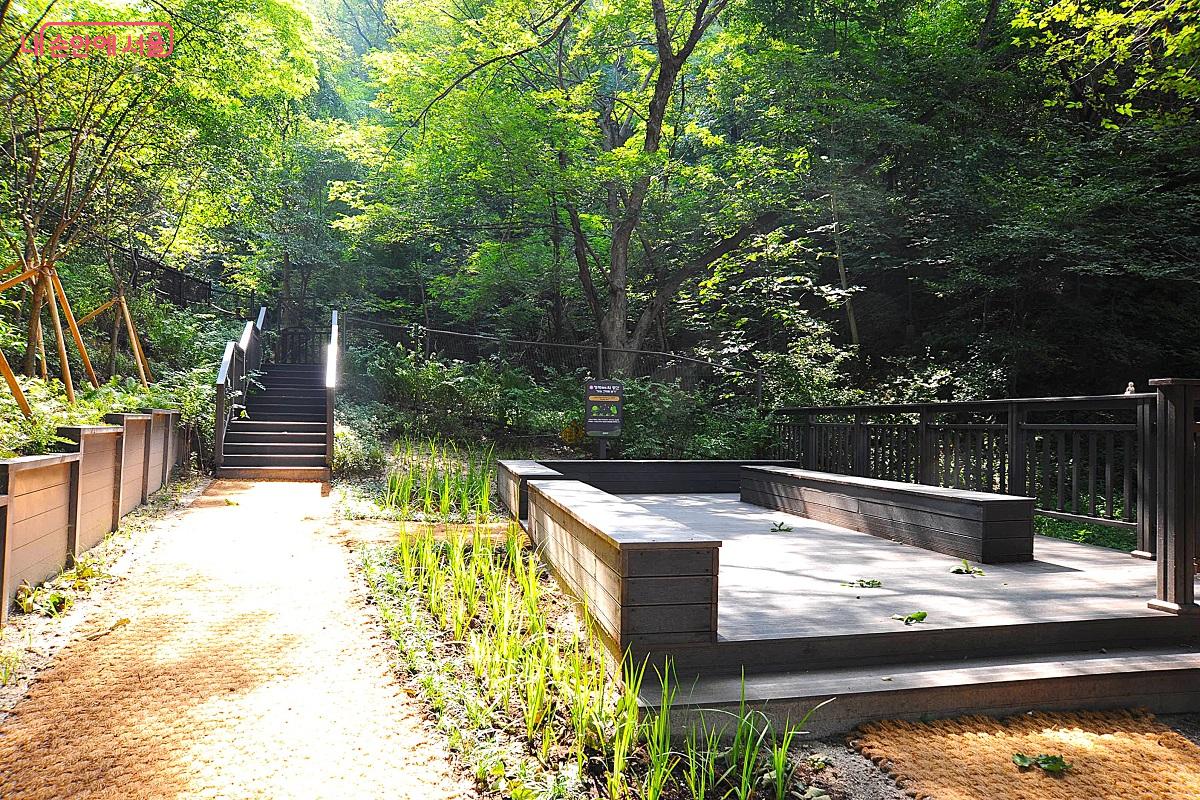 두 번째 쉼터인 &lsquo;정색의 공간&rsquo; ⓒ조수봉