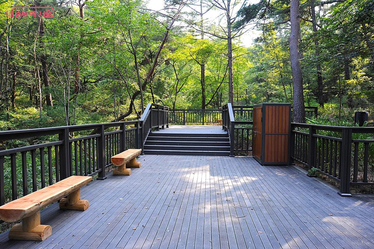 네 번째 쉼터인 &lsquo;정성의 공간&rsquo; &copy;조수봉