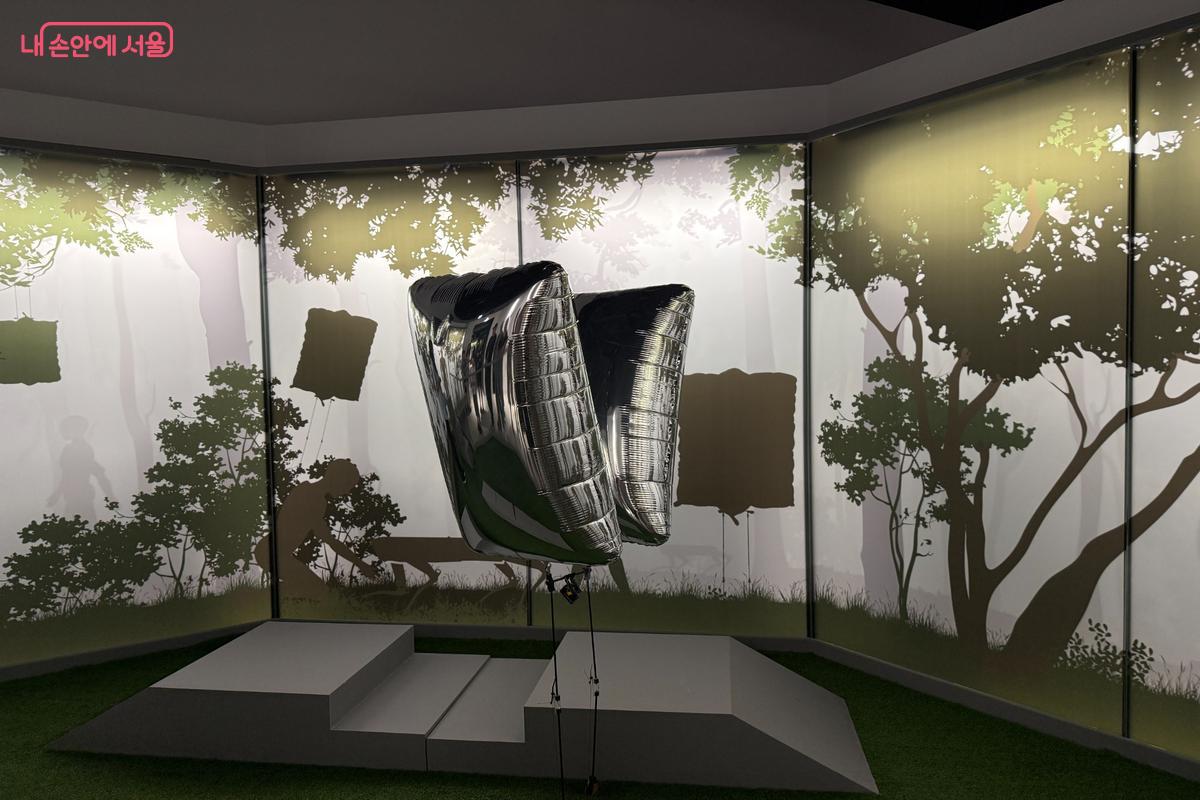 풍선 모양의 로봇을 체험할 수 있는 곳 ©이미현