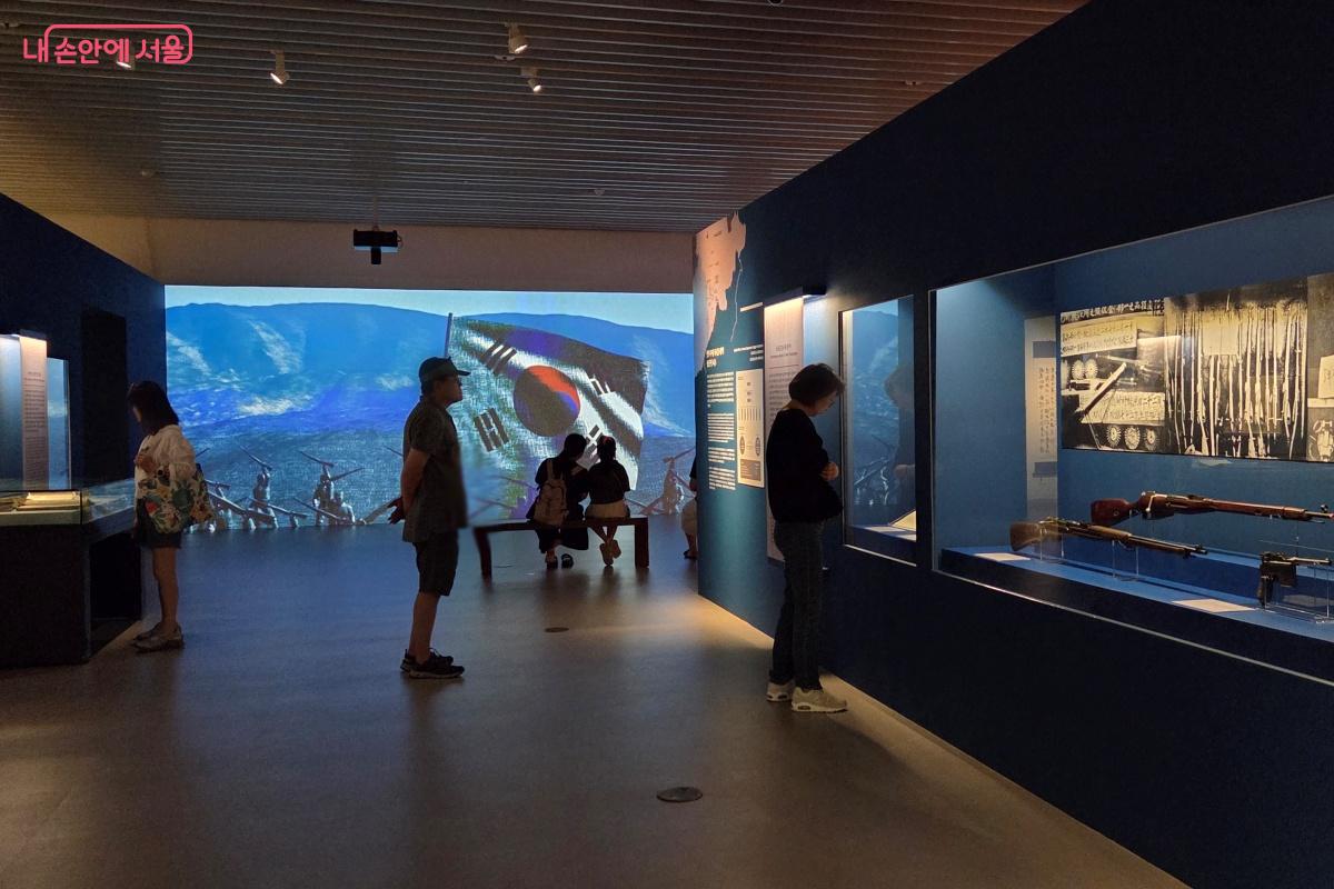 한국광복군으로 활약했던 신흥무관학교 출신들의 이야기도 만날 수 있다. ©김미선