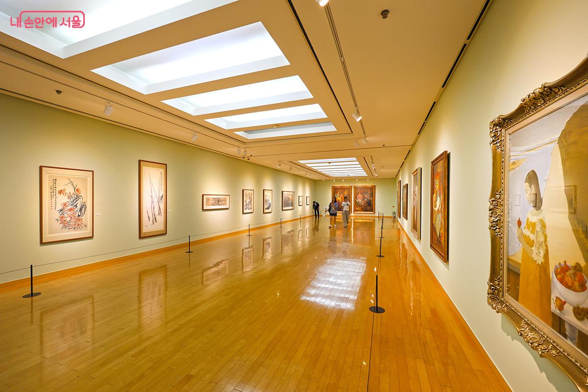 한은갤러리 상설전에서 전시 중인 ‘사유와 산책_이어진 길’ ©김주연