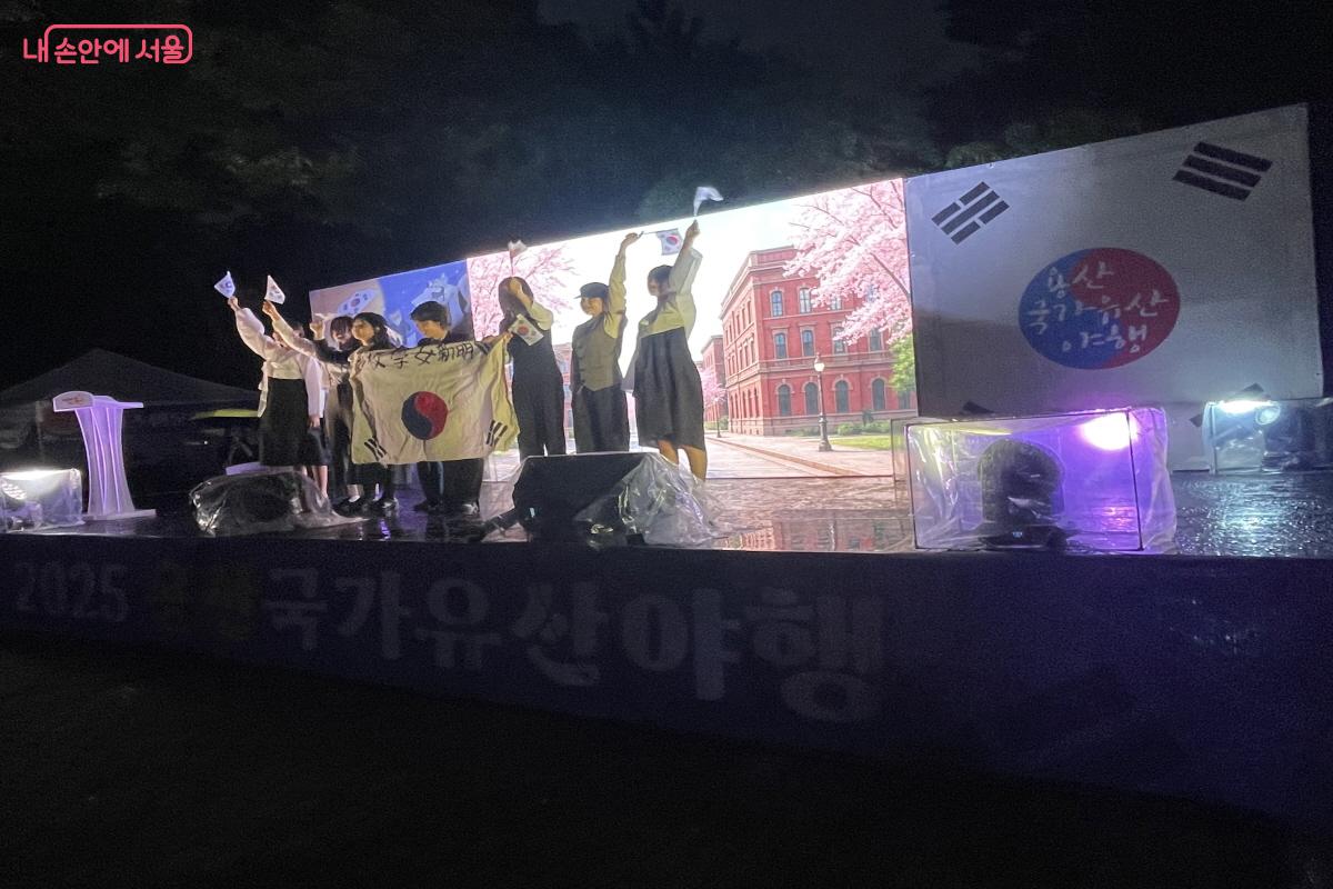 숙명여대 학생들이 준비한 뮤지컬 공연 ©이정민