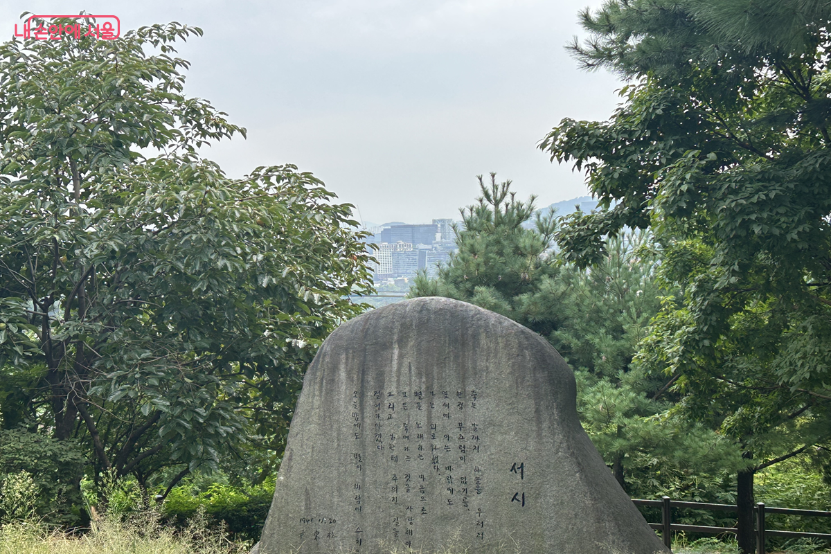 시인 윤동주 언덕에서 만난 <서시> &copy;백진숙