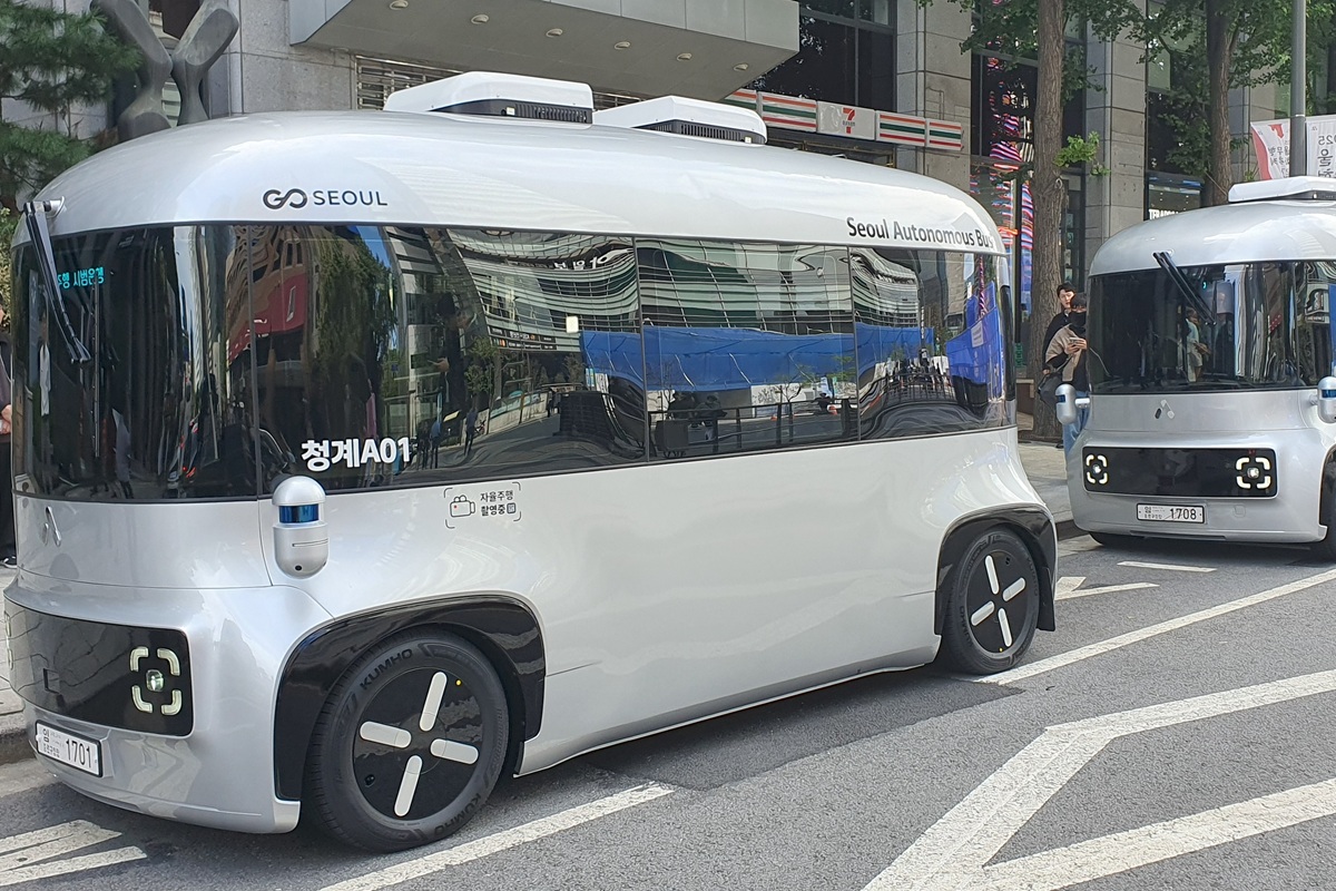 청계천 자율주행셔틀에 운전석이 사라졌다! 노선·운행시간 확인하세요