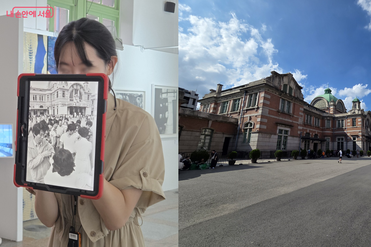 서울역 광장에서 예방 접종도 했다. ©장미화