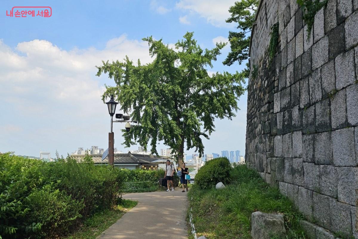 '369마실' 앞 낙산구간 성곽길 ©최정윤