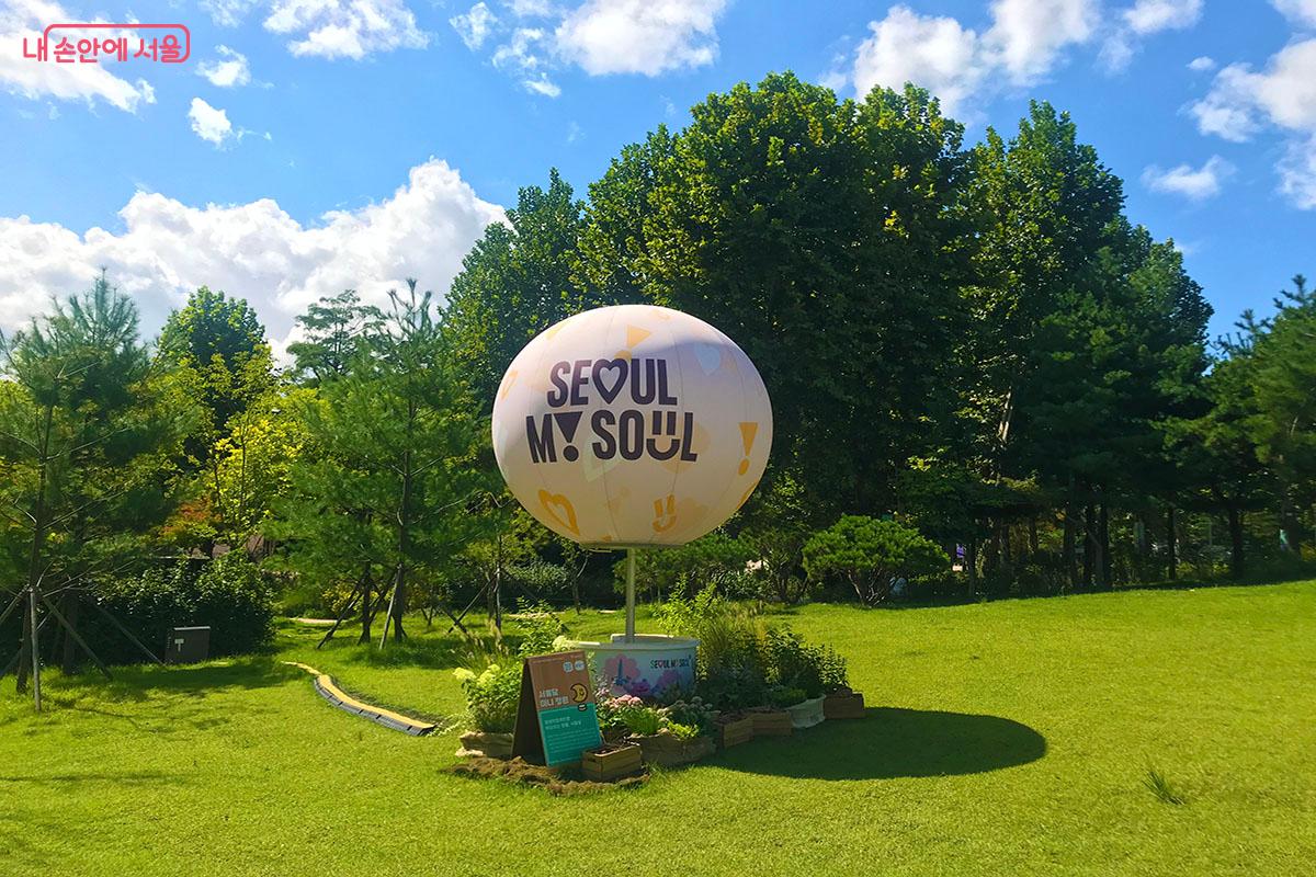 추석 이벤트로 '정원한컷'과 '소원을 들어주는 서울달'을 진행한다. ©이정민