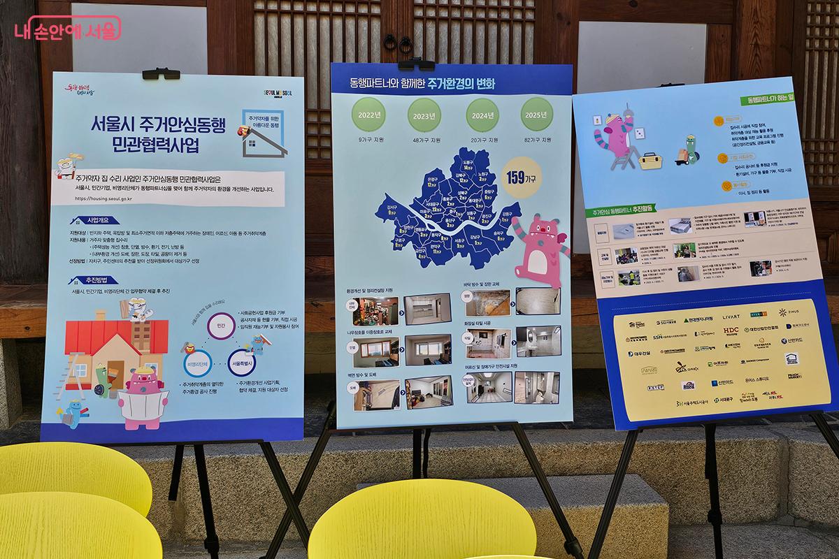 ‘주거안심동행’ 전시는 건축이 시민 삶에 희망과 도움을 전하는 진심을 보여줬다. ©백승훈