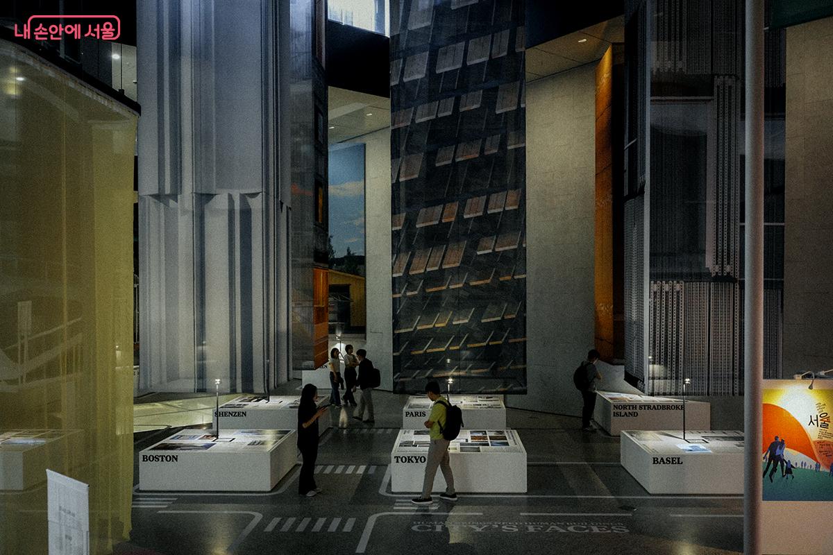 서울도시건축비엔날레 '도시전' 전시 전경. ⓒ김아름