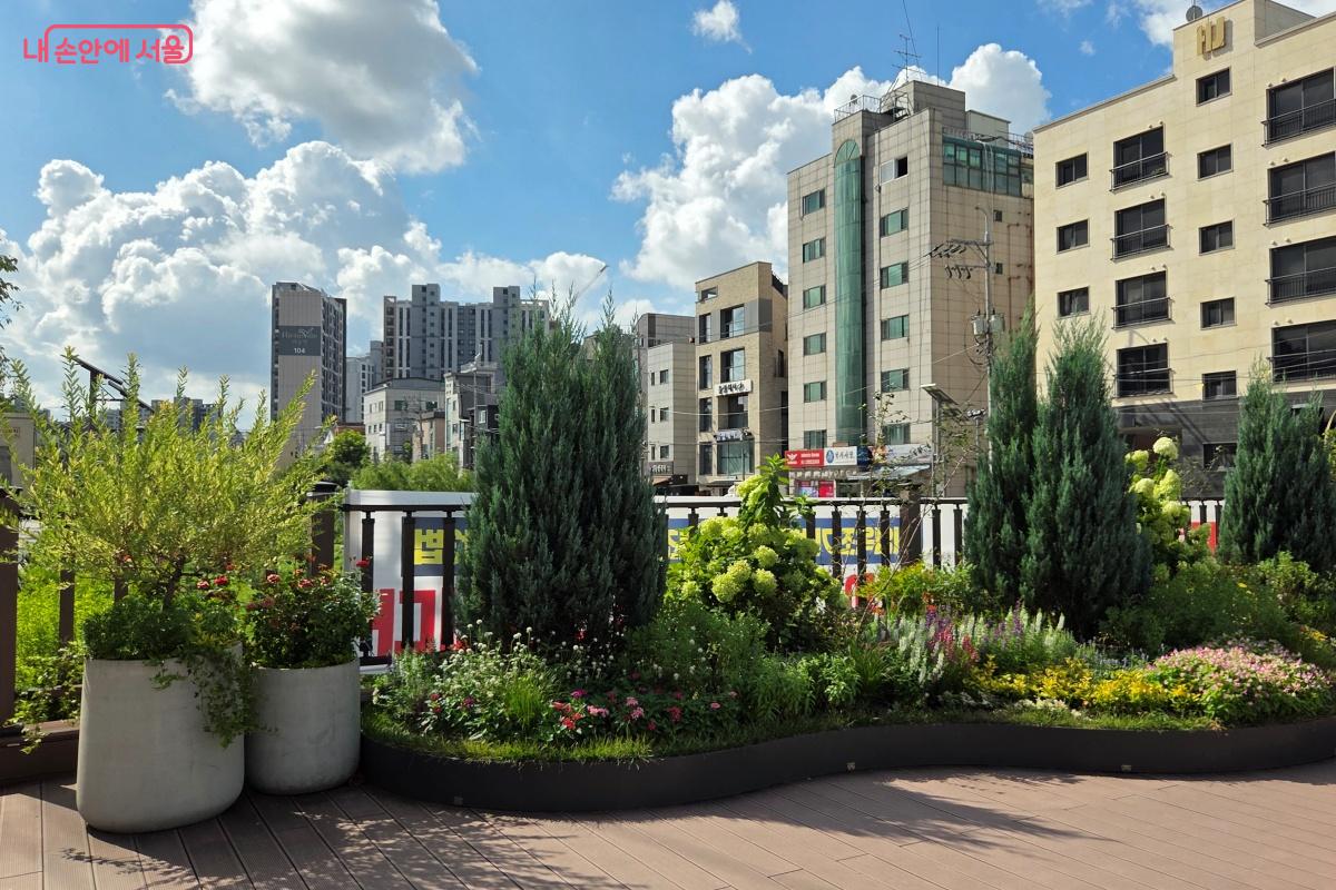 바람마당 한편에는 바람을 느끼며 걷는 정원인 ‘바람정원’을 조성했다. ©김미선