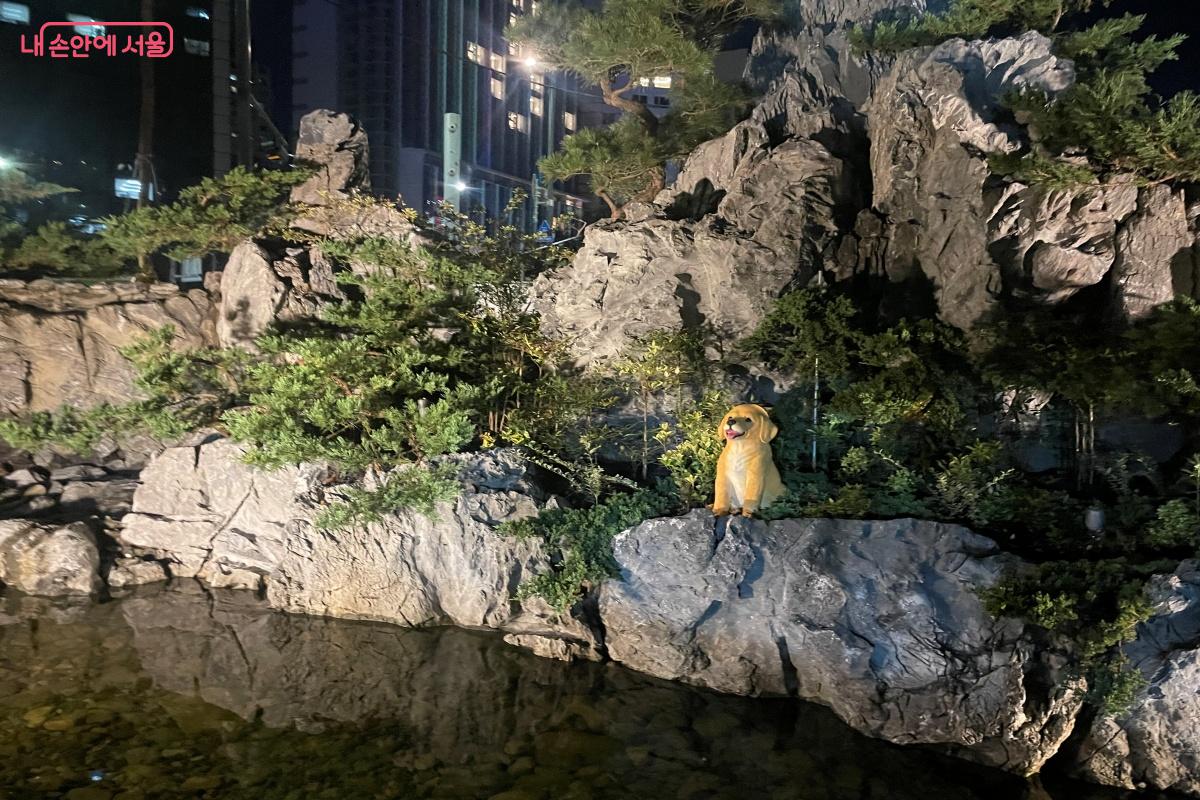 반려인뿐 아니라 일반 시민들도 편하게 휴식할 수 있는 공간이다. ©노윤지