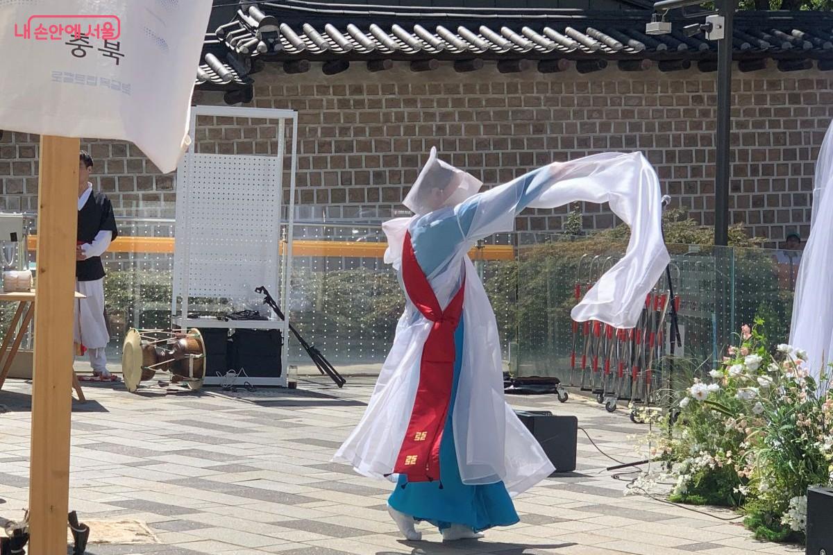 한국무용, 난타 등 국악 버스킹도 열린다. ©김장호