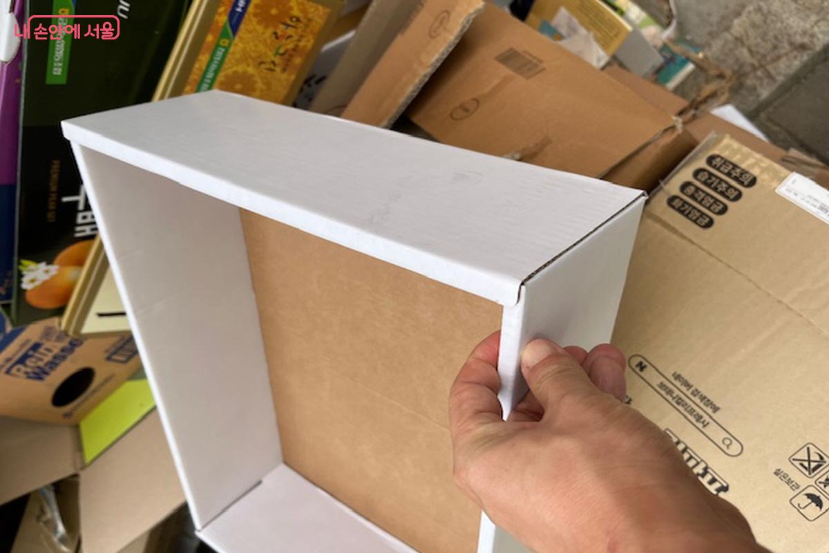 종이박스 분리배출 ©조현호