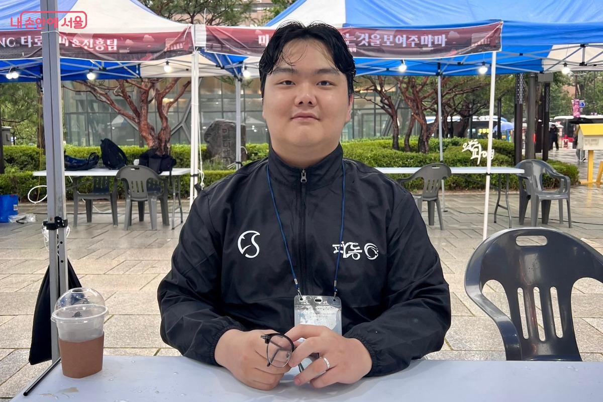 성균관대학교 동아리연합회 '파동' 회장 노규원 학생과 이야기를 나눠봤다. ©민정기