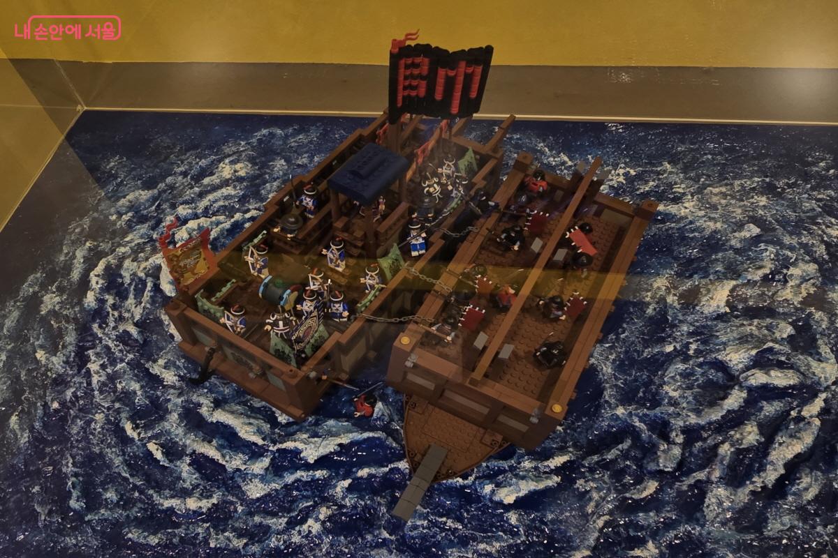 한산대첩의 조선 수군들의 현장을 생생하게 재현한 모습 ©염지연