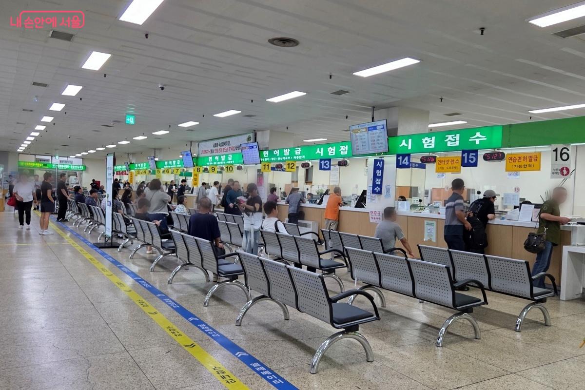 9월 첫날의 도봉운전면허시험장 ©김미선