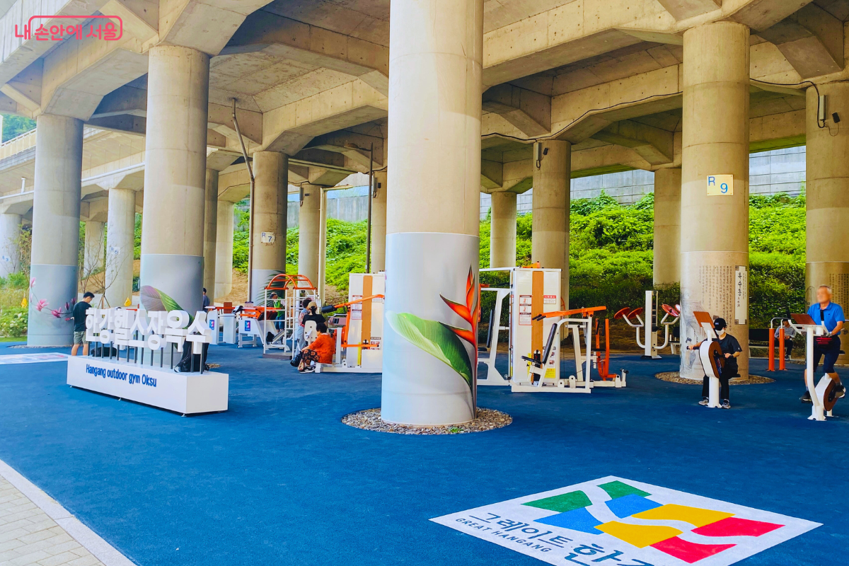 ‘그레이트 한강’ 프로젝트 일환으로 조성되었으며 시민 누구나 무료로 이용할 수 있다. ©양정화