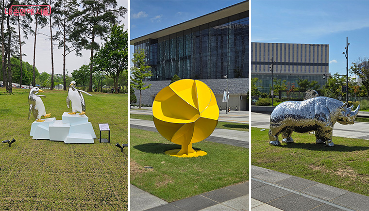 보라매공원, 서울식물원 등에서 ‘서울조각전시+’와 ‘한평조각미술관’이 열려 다양한 조각 작품을 선보인다.