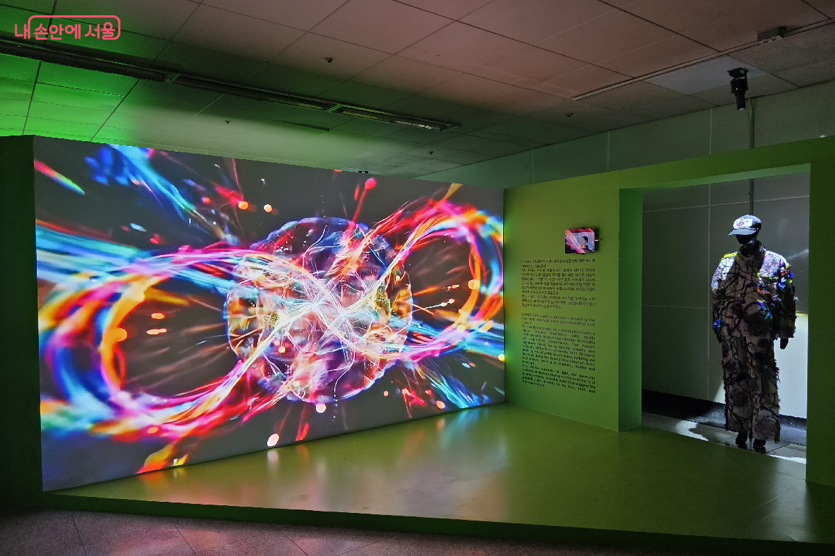 김희연(커넥트엑스) 디자이너의 작품이 전시된 공간 &copy;구정숙 