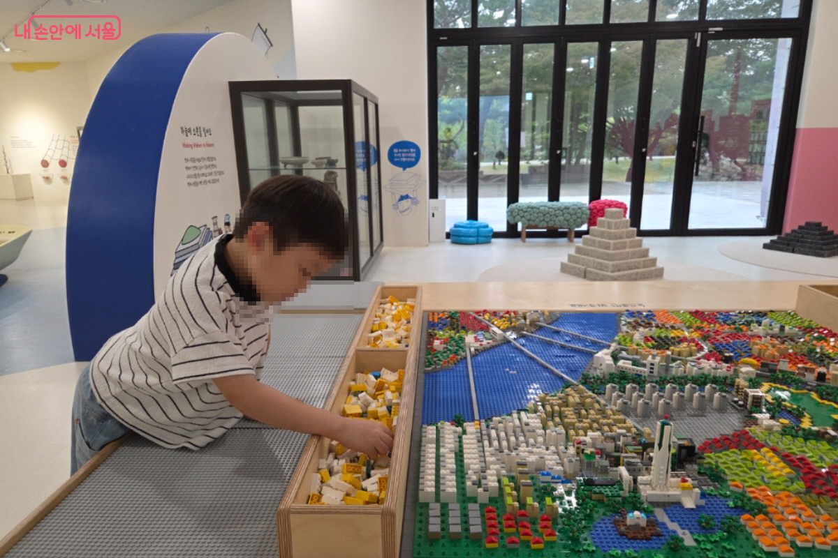 블록으로 재현된 송파구 일대 ⓒ김가현