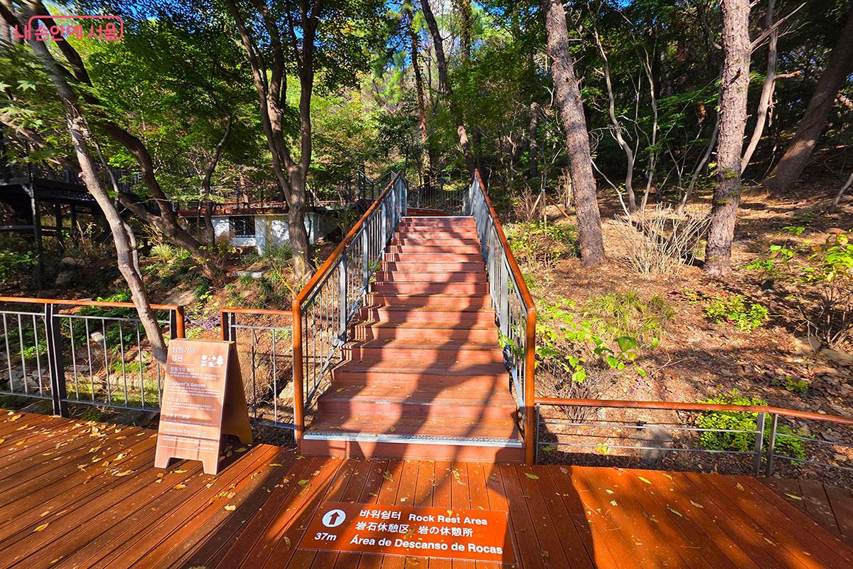 기존 폐상수시설과 주변 대형목이 지닌 신비스런 분위기의 '탐험가의 정원' ©이정민